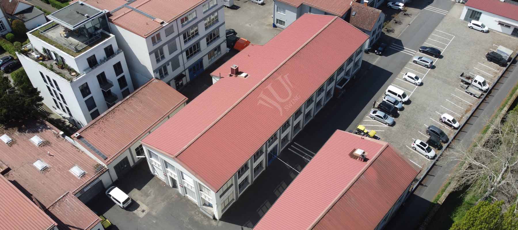 Luftbild des HerSo GmbH Firmengeländes in Offenbach
